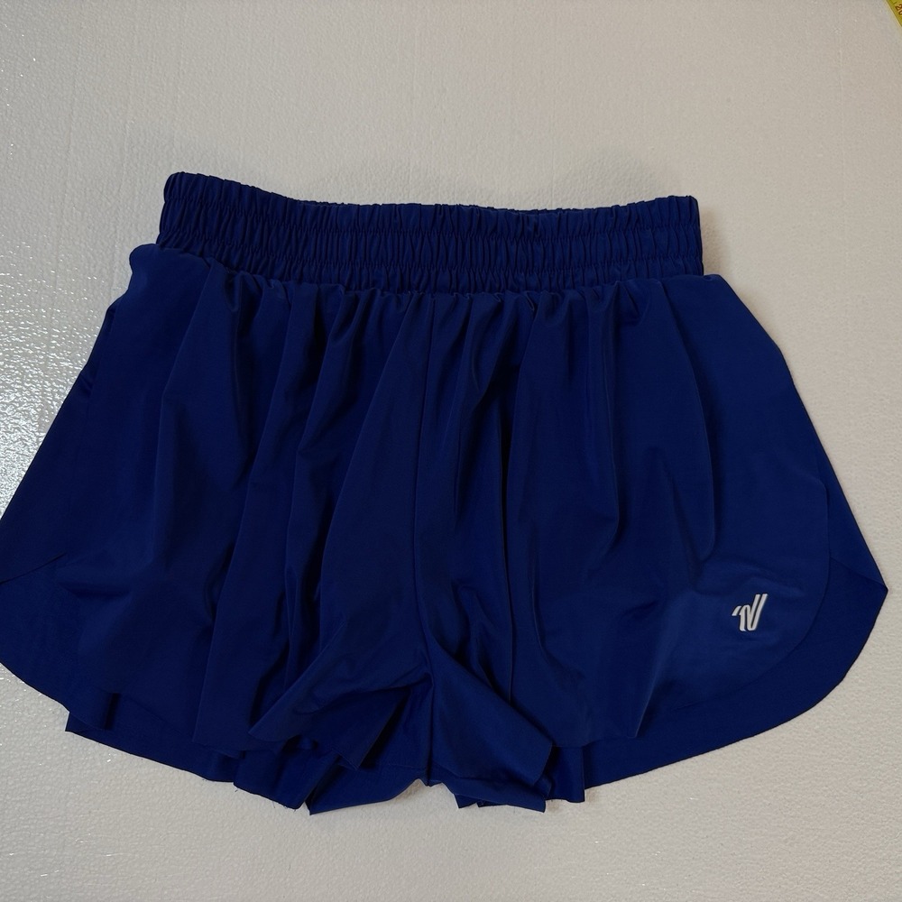 Varsity‎ Spirit Cheer Athletic Shorts Womens XS Blue Lined